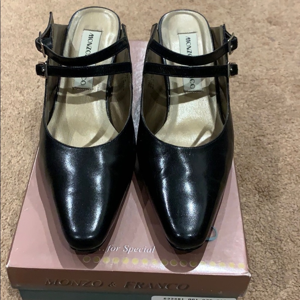 Monzo & Franco black leather shoes